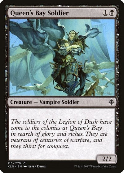 Queens Bay Soldier (XLN) #115 Common (Lightly Played) Ixalan Magic: The Gathering: 2017