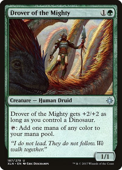 Drover of the Mighty (XLN) #187 Uncommon (Lightly Played) Ixalan Magic: The Gathering: 2017