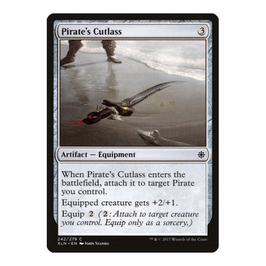 Pirate's Cutlass (XLN) #242 Common (Lightly Played) Ixalan Magic: The Gathering: 2017
