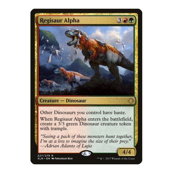 Regisaur Alpha (XLN) #227 Rare (Lightly Played) Ixalan Magic: The Gathering: 2017