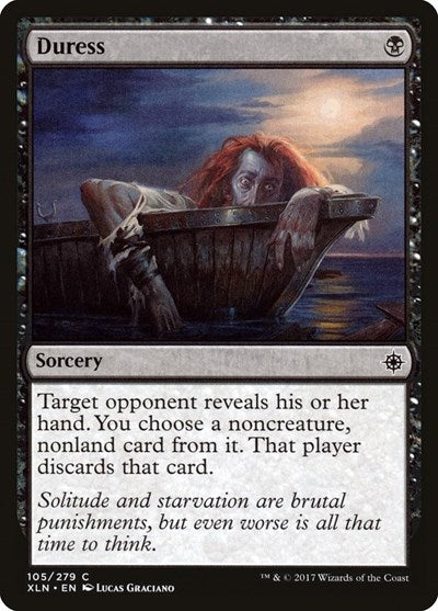 Duress (XLN) #105 Common (Lightly Played) Ixalan Magic: The Gathering: 2017