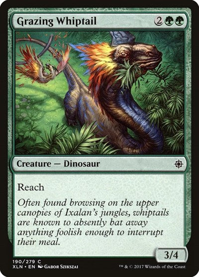 Grazing Whiptail (XLN) #190 Common (Lightly Played) Ixalan Magic: The Gathering: 2017