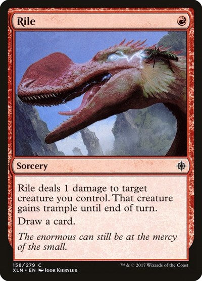 Rile (XLN) #158 Common (Lightly Played) Ixalan Magic: The Gathering: 2017