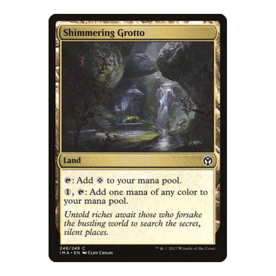Shimmering Grotto (IMA) #248 Common (Lightly Played) Iconic Masters Magic: The Gathering: 2017
