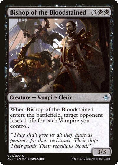 Bishop of the Bloodstained (XLN) #91 Uncommon (Lightly Played) Ixalan Magic: The Gathering: 2017