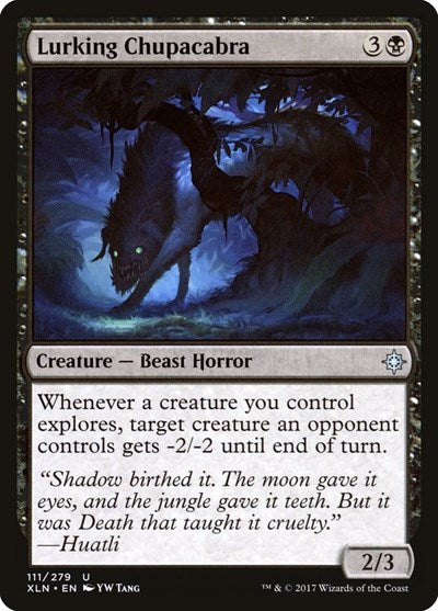 Lurking Chupacabra (XLN) #111 Uncommon (Lightly Played) Ixalan Magic: The Gathering: 2017