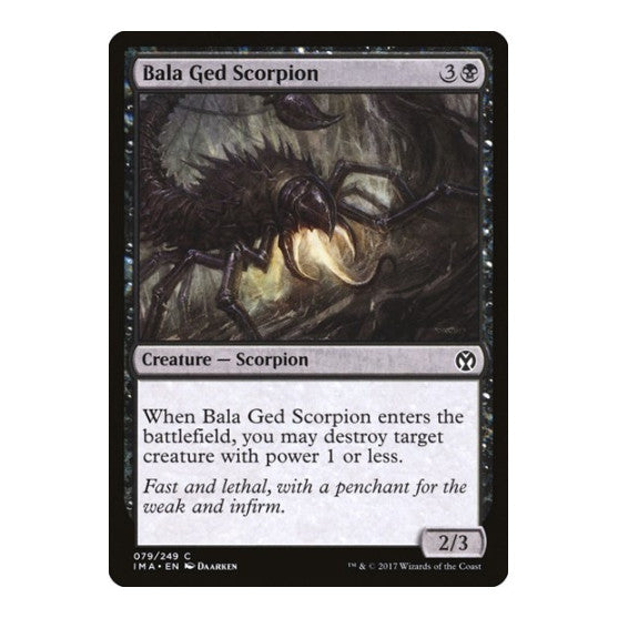 Bala Ged Scorpion (IMA) #79 Common (Lightly Played) Iconic Masters Magic: The Gathering: 2017