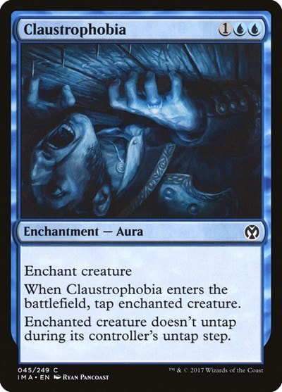 Claustrophobia (IMA) #45 Common (Lightly Played) Iconic Masters Magic: The Gathering: 2017