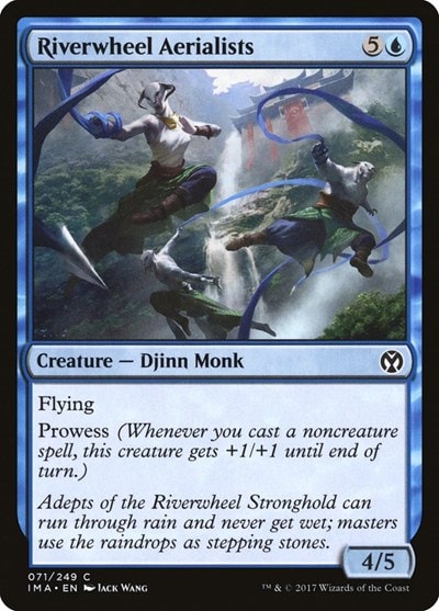 Riverwheel Aerialists (IMA) #71 Common (Moderately Played) Iconic Masters Magic: The Gathering: 2017