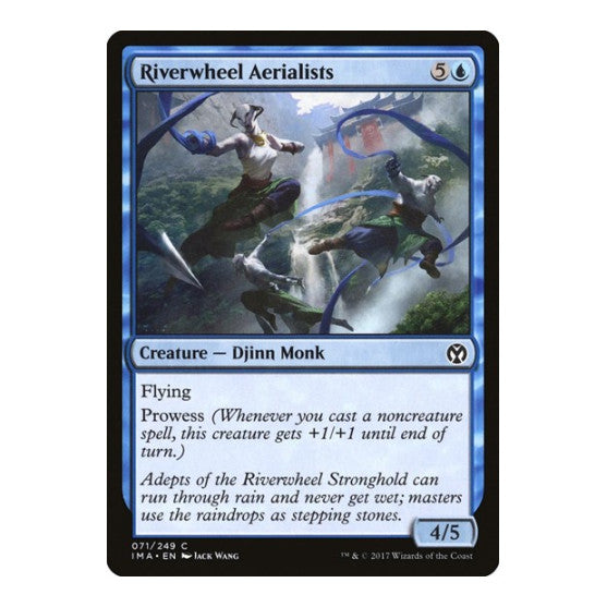 Riverwheel Aerialists (IMA) #71 Common (Moderately Played) Iconic Masters Magic: The Gathering: 2017
