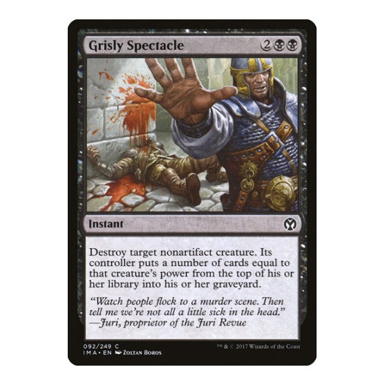 Grisly Spectacle (IMA) #92 Common (Lightly Played) Iconic Masters Magic: The Gathering: 2017