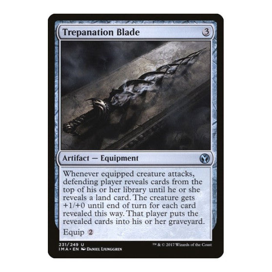 Trepanation Blade (IMA) #231 Uncommon (Lightly Played) Iconic Masters Magic: The Gathering: 2017