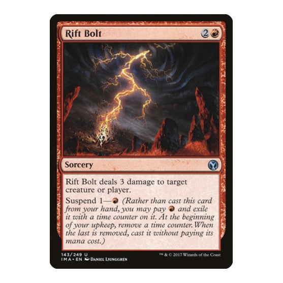 Rift Bolt (IMA) #143 Uncommon (Lightly Played) Iconic Masters Magic: The Gathering: 2017