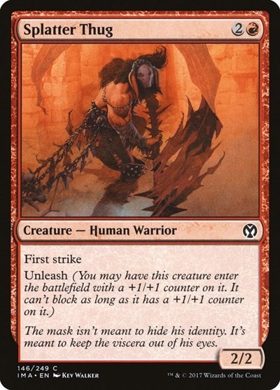 Splatter Thug (IMA) #146 Common (Moderately Played) Iconic Masters Magic: The Gathering: 2017