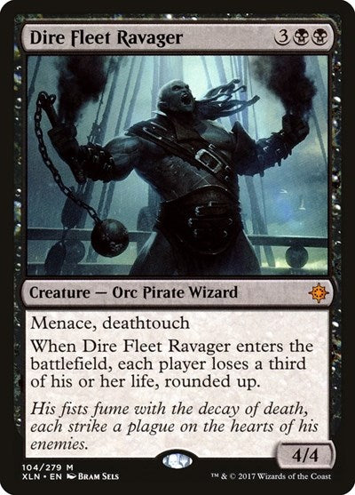 Dire Fleet Ravager (XLN) #104 Mythic Rare (Lightly Played) Ixalan Magic: The Gathering: 2017