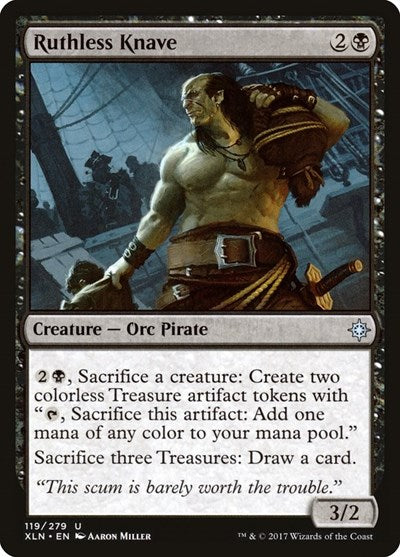 Ruthless Knave (XLN) #119 Uncommon (Lightly Played) Ixalan Magic: The Gathering: 2017