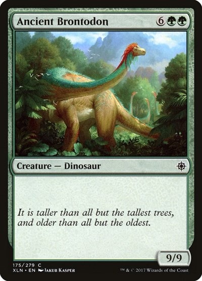 Ancient Brontodon (XLN) #175 Common (Lightly Played) Ixalan Magic: The Gathering: 2017