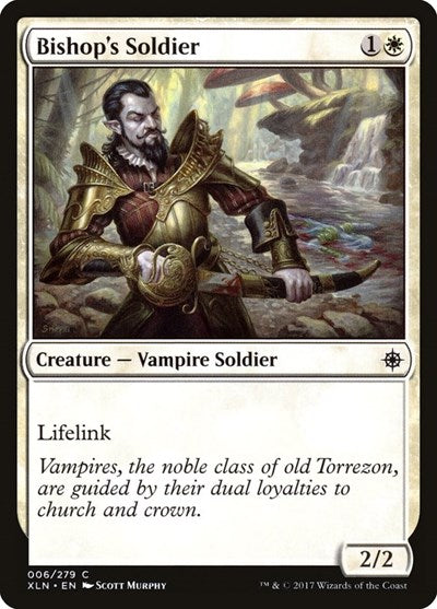 Bishops Soldier (XLN) #6 Common (Lightly Played) Ixalan Magic: The Gathering: 2017