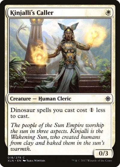 2017 Magic: Ixalan (XLN) - Kinjallis Caller (#18, Common) (Lightly Played)