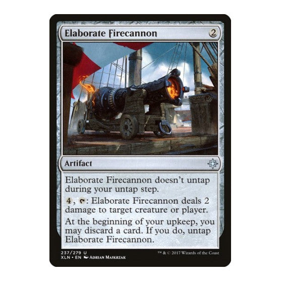 Elaborate Firecannon (XLN) #237 Uncommon (Lightly Played) Ixalan Magic: The Gathering: 2017
