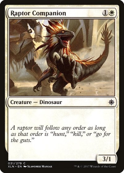 Raptor Companion (XLN) #31 Common (Lightly Played) Ixalan Magic: The Gathering: 2017