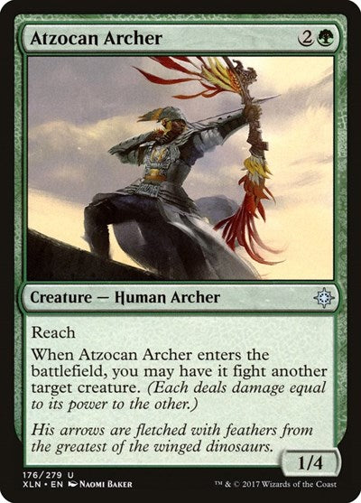 Atzocan Archer (XLN) #176 Uncommon (Lightly Played) Ixalan Magic: The Gathering: 2017