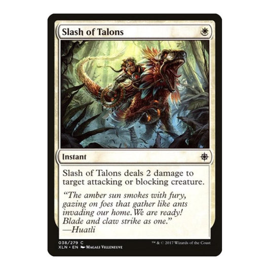 Slash of Talons (XLN) #38 Common (Lightly Played) Ixalan Magic: The Gathering: 2017