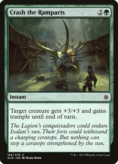 Crash the Ramparts (XLN) #182 Common (Lightly Played) Ixalan Magic: The Gathering: 2017