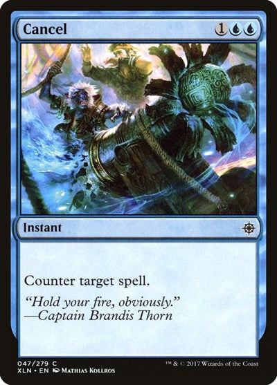 Cancel (XLN) #47 Common (Lightly Played) Ixalan Magic: The Gathering: 2017