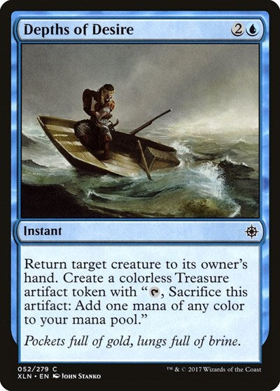 Depths of Desire (XLN) #52 Common (Lightly Played) Ixalan Magic: The Gathering: 2017