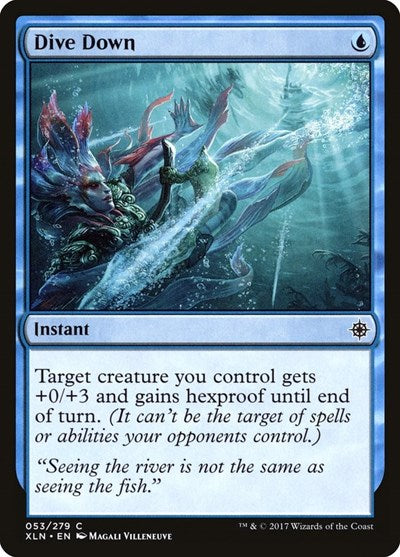 Dive Down (XLN) #53 Common (Lightly Played) Ixalan Magic: The Gathering: 2017