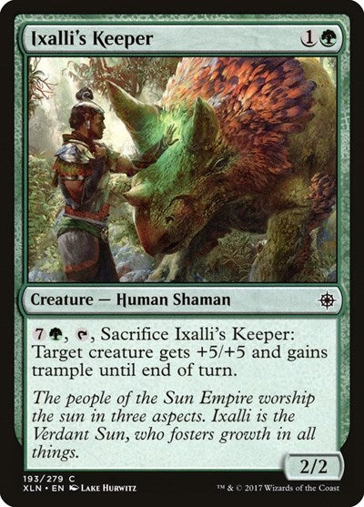 Ixallis Keeper (XLN) #193 Common (Foil Lightly Played) Ixalan Magic: The Gathering: 2017