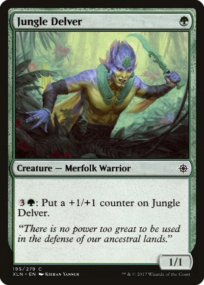 Jungle Delver (XLN) #195 Common (Lightly Played) Ixalan Magic: The Gathering: 2017