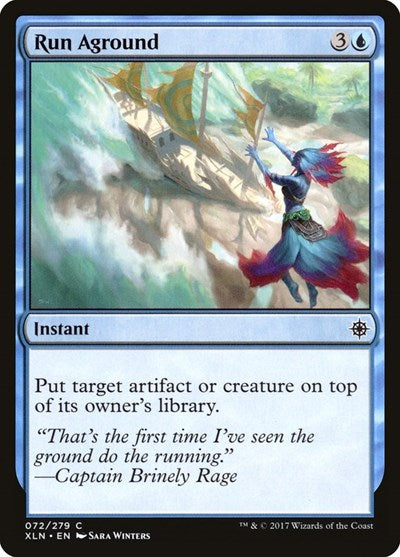 Run Aground (XLN) #72 Common (Lightly Played) Ixalan Magic: The Gathering: 2017