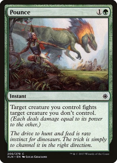 Pounce (XLN) #200 Common (Lightly Played) Ixalan Magic: The Gathering: 2017