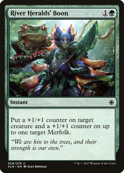 River Heralds Boon (XLN) #204 Common (Lightly Played) Ixalan Magic: The Gathering: 2017