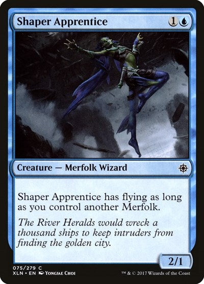 Shaper Apprentice (XLN) #75 Common (Lightly Played) Ixalan Magic: The Gathering: 2017
