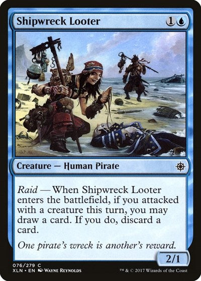 Shipwreck Looter (XLN) #76 Common (Lightly Played) Ixalan Magic: The Gathering: 2017