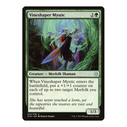 Vineshaper Mystic (XLN) #214 Uncommon (Lightly Played) Ixalan Magic: The Gathering: 2017