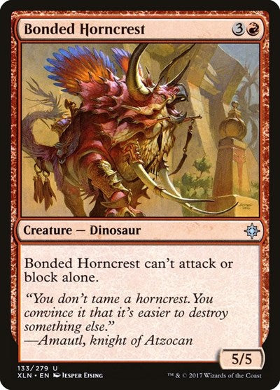 Bonded Horncrest (XLN) #133 Uncommon (Lightly Played) Ixalan Magic: The Gathering: 2017