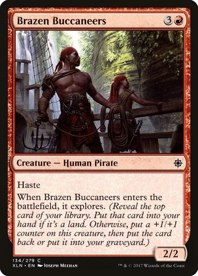 Brazen Buccaneers (XLN) #134 Common (Lightly Played) Ixalan Magic: The Gathering: 2017
