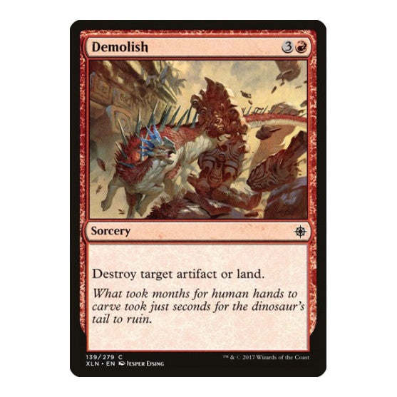 Demolish (XLN) #139 Common (Lightly Played) Ixalan Magic: The Gathering: 2017