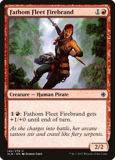Fathom Fleet Firebrand (XLN) #142 Common (Lightly Played) Ixalan Magic: The Gathering: 2017