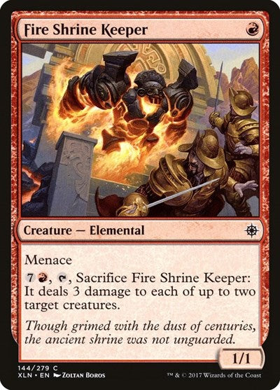 Fire Shrine Keeper (XLN) #144 Common (Lightly Played) Ixalan Magic: The Gathering: 2017