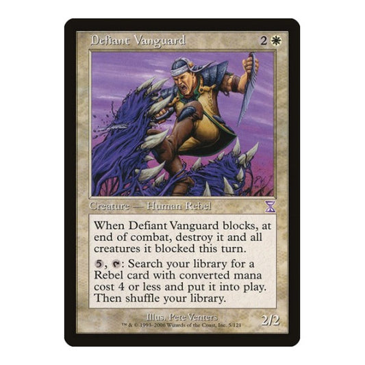 Defiant Vanguard (TSB) #5 Special (Lightly Played) Timeshifted Magic: The Gathering: 2006