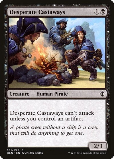Desperate Castaways (XLN) #101 Common (Lightly Played) Ixalan Magic: The Gathering: 2017