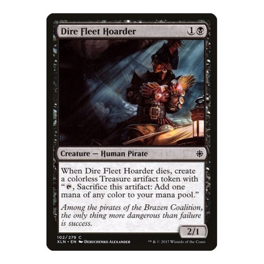 Dire Fleet Hoarder (XLN) #102 Common (Lightly Played) Ixalan Magic: The Gathering: 2017