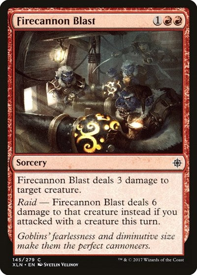Firecannon Blast (XLN) #145 Common (Lightly Played) Ixalan Magic: The Gathering: 2017