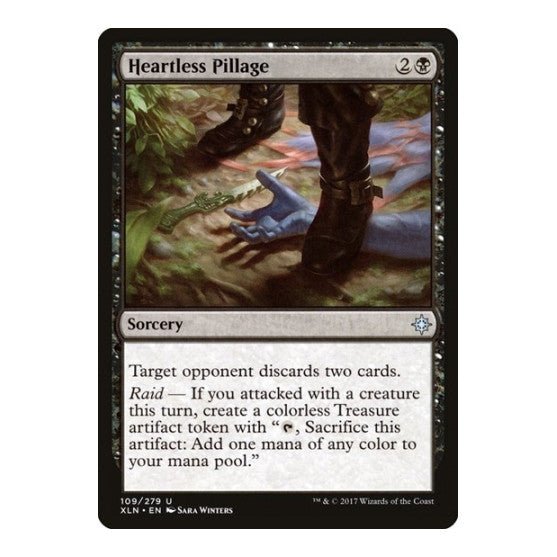 Heartless Pillage (XLN) #109 Uncommon (Lightly Played) Ixalan Magic: The Gathering: 2017