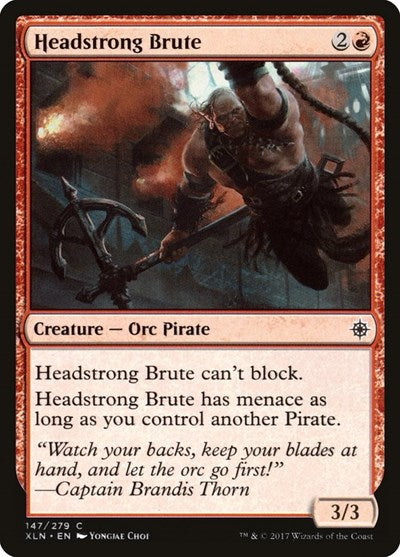 Headstrong Brute (XLN) #147 Common (Lightly Played) Ixalan Magic: The Gathering: 2017